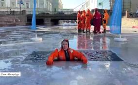 В Петербурге проходит мастер-класс по спасению утопающих на льду