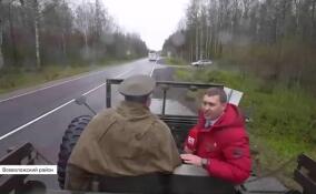 На Дороге жизни стартовал автомотопробег «Эстафета Вечного огня»