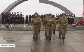 Акция «Эстафета Вечного огня на Дороге жизни городов воинской славы» началась с торжественно-памятного мероприятия