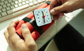 Неизвестный «заминировал» поле у стадиона в Янино