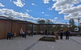 В Форносово открыли благоустроенную Площадь Победы