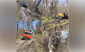 Леноблводоканал проложил в Ваганово уже более 1,3 км новых водопроводных труб