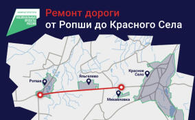 В Ломоносовском районе обновят трассу от Ропши до Красного Села