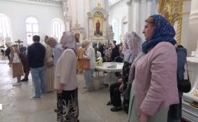 В День медицинского работника в Смольном соборе состоялась праздничная литургия