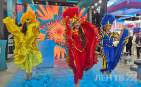 Ленобласть открыла свой стенд на ПМЭФ бразильскими танцами и капоэйрой