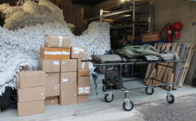 В Ленобласти собрали еще одну партию гуманитарной помощи для Курска