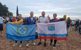 Команда Госветслужбы Ленобласти приняла участие в трейле «Белые ночи» в Сестрорецке