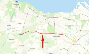 На КАД между развязками с Ропшинским и Волхонским шоссе ограничат движение