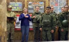 Татьяна Тюрина посетила военнослужащих срочной службы в зоне контртеррористической операции в приграничных регионах