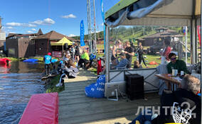 В Приозерском районе проходит Кубок губернатора Ленинградской области по кабельному вейкборду