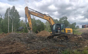 Эконадзор изъял экскаватор у нарушителей под Колтушами