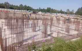 Строительство нового ФОКа в Шлиссельбурге идет полным ходом