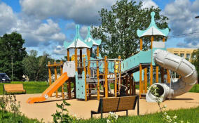 В деревне Оржицы появилось новое благоустроенное пространство