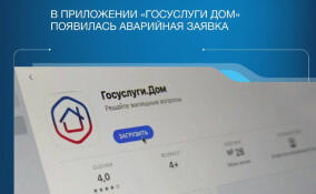 Функцию быстрого вызова аварийной службы добавили в приложение «Госуслуги Дом»