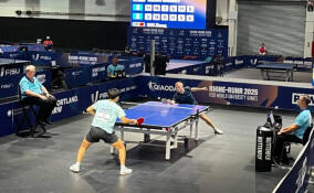 Ленинградец Максим Гребнев стал вторым на турнире по настольному теннису в Германии