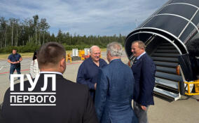 Губернатор Ленобласти встретил Александра Лукашенко в Пулково