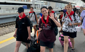 На отдых в Ленобласть прибыли 50 школьников с Белгородчины