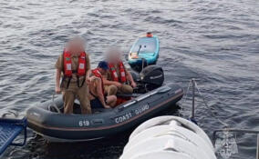 Течение в Финском заливе унесло сап-путешественника от берега