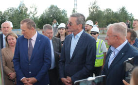 Подъезд к ТПУ «Кудрово» строят с опережением графика