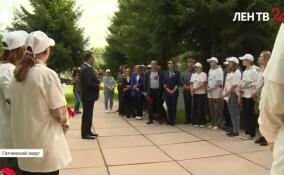 Акция памяти прошла у стелы на месте сожженной фашистами деревни Красный Хутор