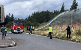 В Ленобласти прошел отборочный этап соревнований пожарных «Трасса-01»