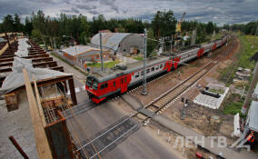 Девушку-зацепера сняли с электрички на Лугу