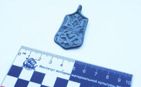 В Старой Ладоге нашли геральдическую подвеску со знаком Рюриковичей