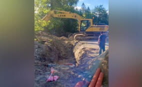 В Кузнечном идет масштабный ремонт канализационных сетей