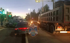 В массовой аварии в Тосно пострадал один человек