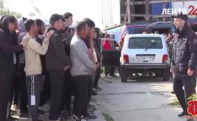 Полицейские провели рейд на строительных объектах в поселке Новоселье