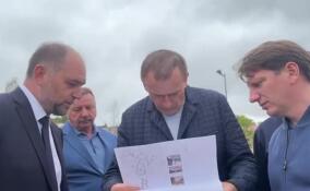 Александр Дрозденко осмотрел Зеленый квадрат Пикалево