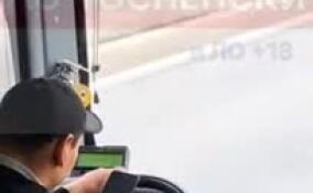 В Ленобласти отстранили от работы водителя автобуса, который отвлекался на телефон в пути