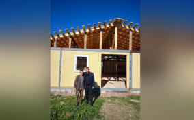 В поселке имени Свердлова продолжается строительство ветлечебницы