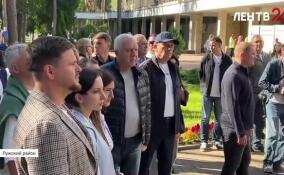 Александр Дрозденко посетил молодежный форум «Ладога» в Лужском районе