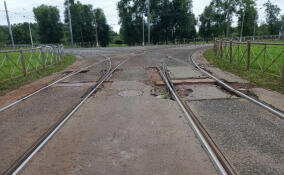 Петербуржцы пожаловались на состояние трамвайных путей на юго-западе