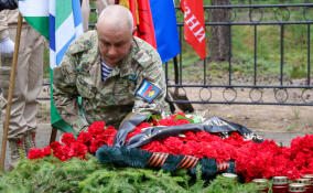 Останки трех красноармейцев перезахоронили в Высоцке