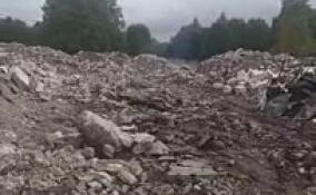 В деревне под Лопухинкой незаконно сжигали мусор