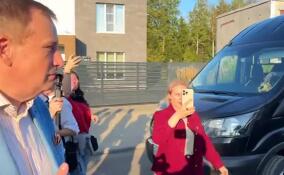 Александр Дрозденко осмотрел объекты благоустройства в Сосновом Бору