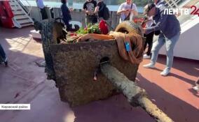 Со дна Невы в районе Невского пятачка подняли уникальный артефакт времен Великой Отечественной войны