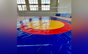 Ленобласть подарила лицею в Енакиево татами для спортзала