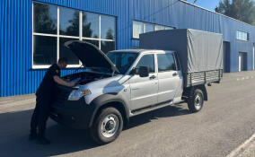 Всеволожский район отправил на передовую грузовой УАЗ