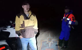 Спасатели помогли выбраться из леса у деревни Бор заплутавшему мужчине