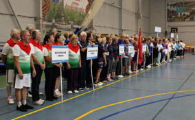 Спортсмены серебряного возраста состязались на Спартакиаде в Гатчине