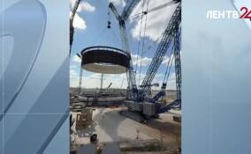 Важный этап строительства третьего энергоблока ЛАЭС-2 в Сосновом Бору успешно завершен