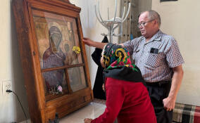 Икону Тихвинской Божьей Матери передали в храм святого Иова Многострадального