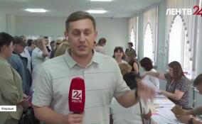 На избирательном участке в Киришах проголосовали уже больше 15% избирателей