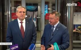 Михаил Лебединский проверил работу экстерриториального избирательного участка в Петербурге