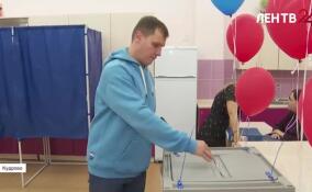 В Кудрово активно голосуют на выборах губернатора Ленобласти
