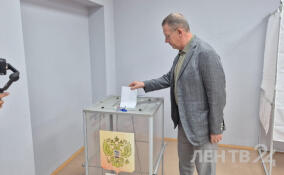 Андрей Лебедев проголосовал на выборах губернатора во Всеволожске