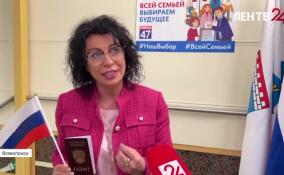 Анна Данилюк проголосовала за будущего руководителя региона на избирательном участке во Всеволожске